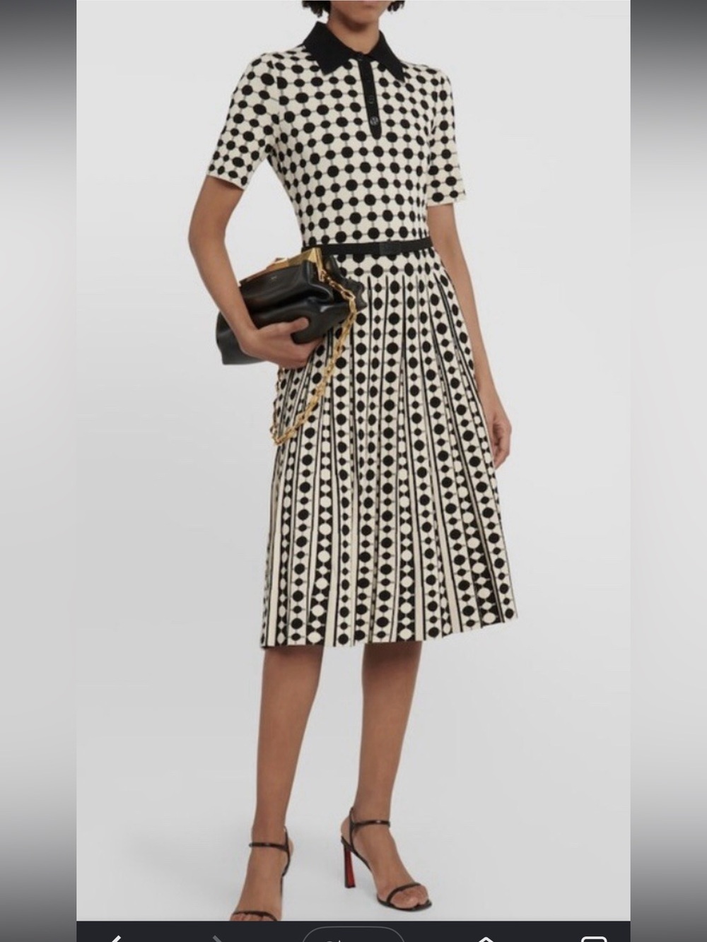 Tory Burch Jacquard polo dress